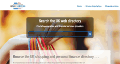 Desktop Screenshot of 1st4ukshopping.co.uk